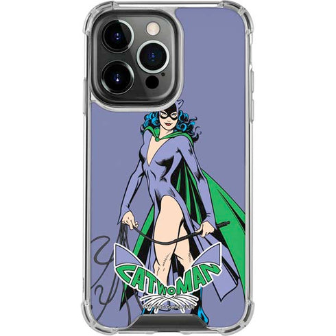 DC Comics Batman Catwoman Classic Art Pose iPhone 14 Pro Clear Case
